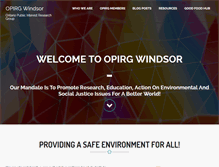 Tablet Screenshot of opirgwindsor.org